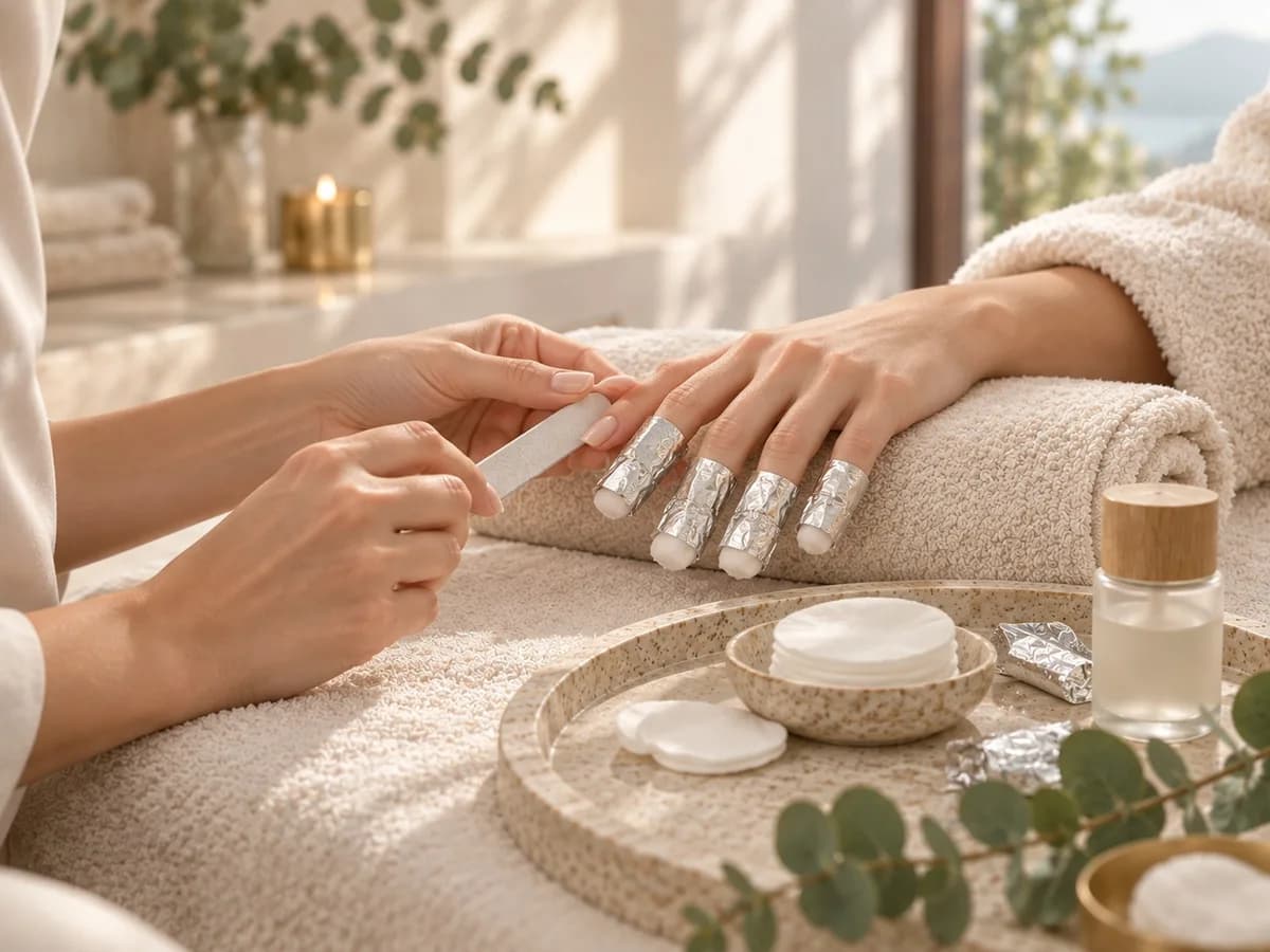 Dépose de vernis semi-permanent