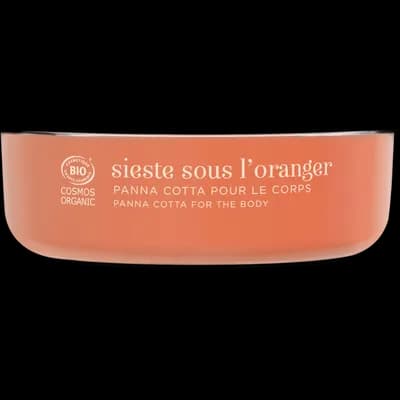 Panna cotta corps Sieste sous l'oranger