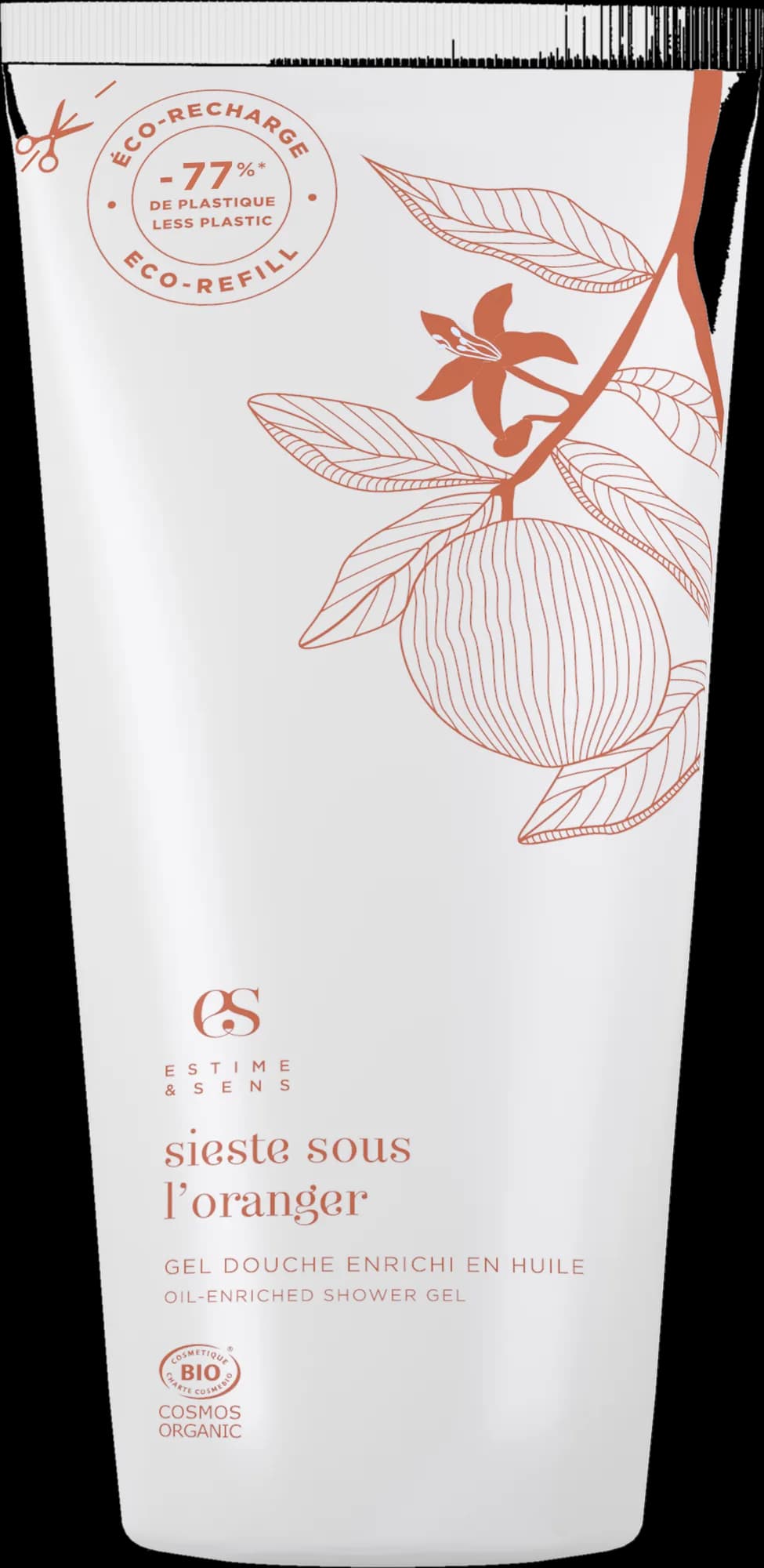 Gel douche enrichi en huile Sieste sous l'oranger